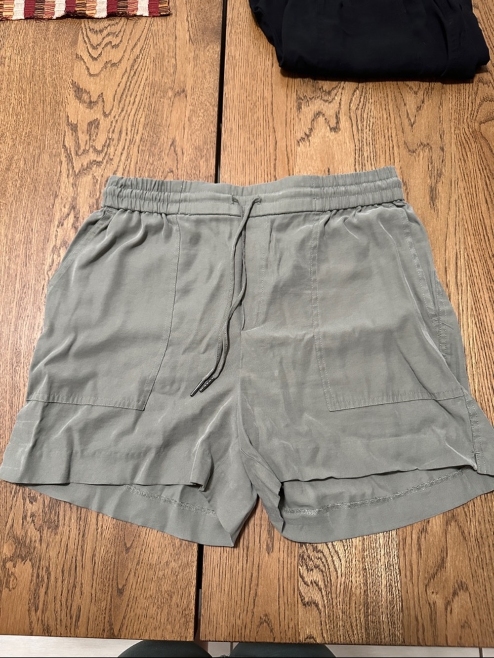Kersh Sage Green Pull-On Casual Shorts